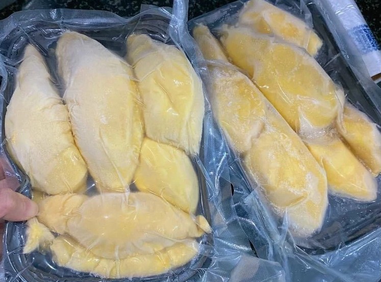 Sầu riêng nguyên múi cấp đông 